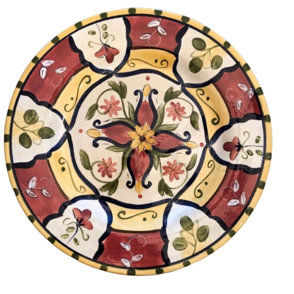 Pier 1 13"  Vallarta Chop Plate Platter Earthenware 1 pc.